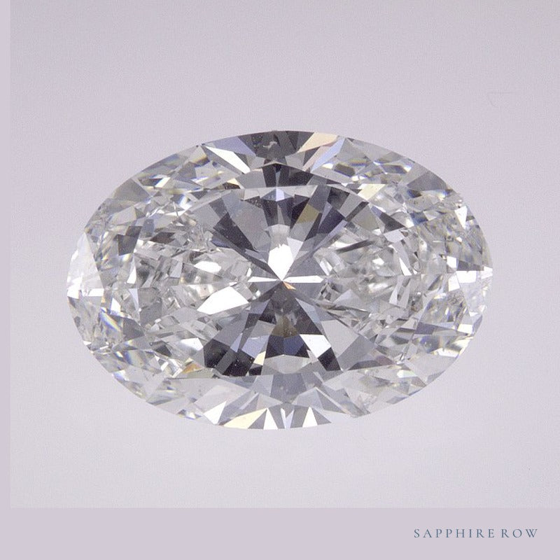 3.01 ct natural diamond, oval cut | Sapphire Row · cut6