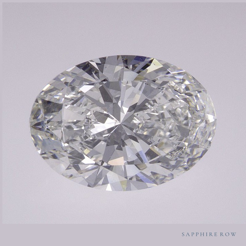 3.01 ct natural diamond, oval cut | Sapphire Row · cut6