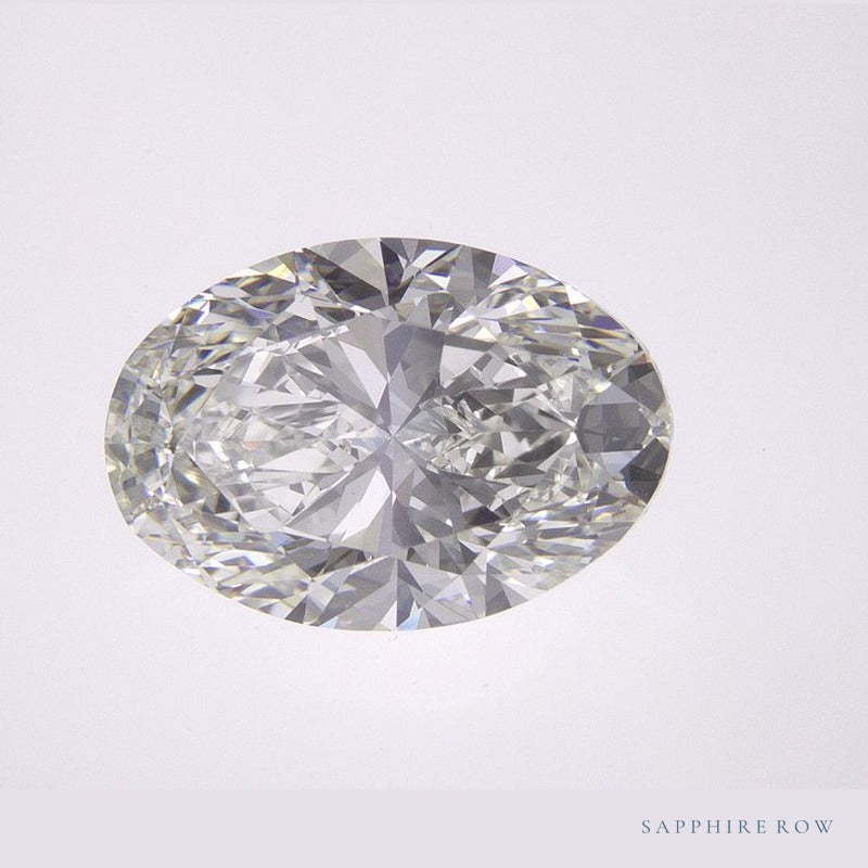 3.01 ct natural diamond, oval cut | Sapphire Row · cut6