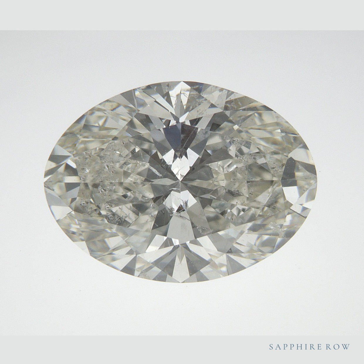 3.01 ct natural diamond, oval cut | Sapphire Row · cut6