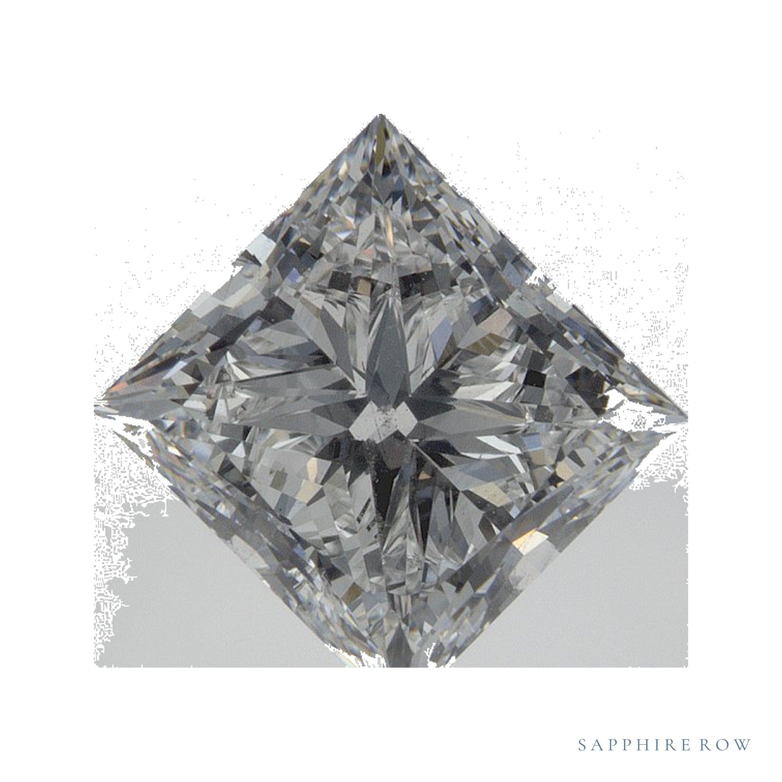 3.01 ct lab-grown diamond, square cut | Sapphire Row · cut4