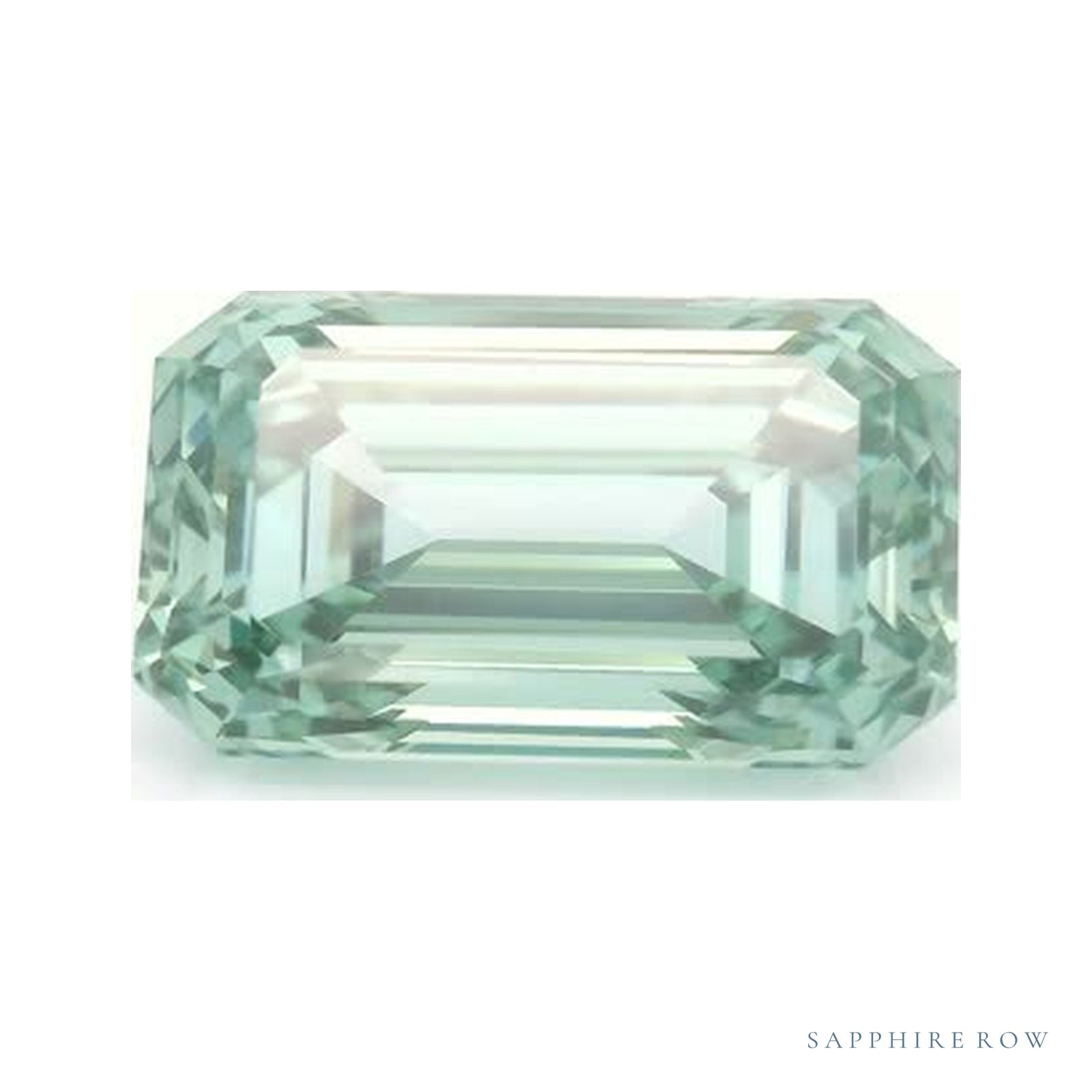 3.00 ct lab-grown fancy vivid green diamond, emerald cut | Sapphire Row · cut4