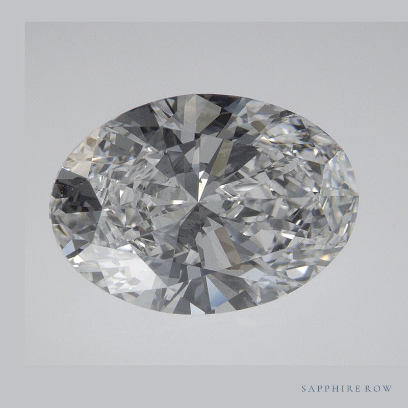 2.98 ct lab-grown diamond, oval cut | Sapphire Row · cut6