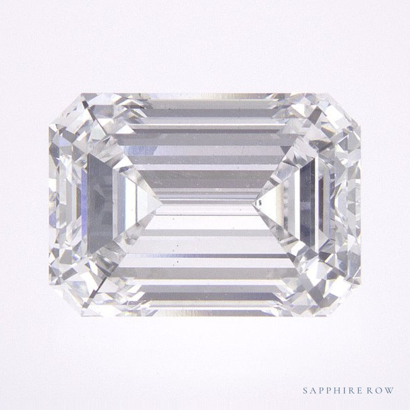 2.98 ct lab-grown diamond, emerald cut | Sapphire Row · cut7