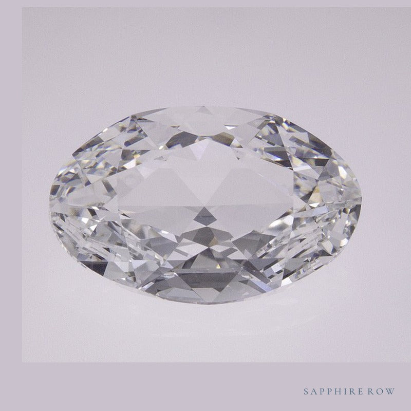 2.97 ct lab-grown diamond, oval cut | Sapphire Row · cut6