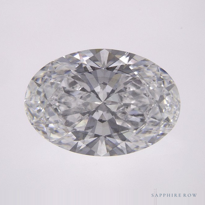 2.96 ct lab-grown diamond, oval cut | Sapphire Row · cut7