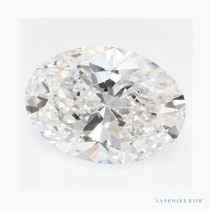 2.94 ct lab-grown diamond, oval cut | Sapphire Row · cut6