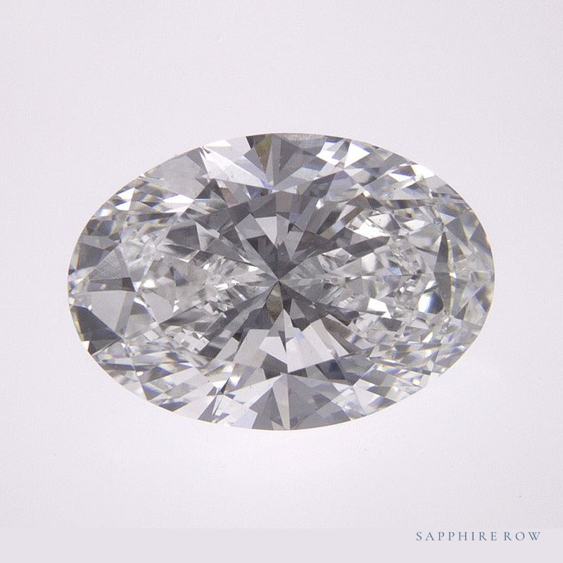 2.93 ct lab-grown diamond, oval cut | Sapphire Row · cut6