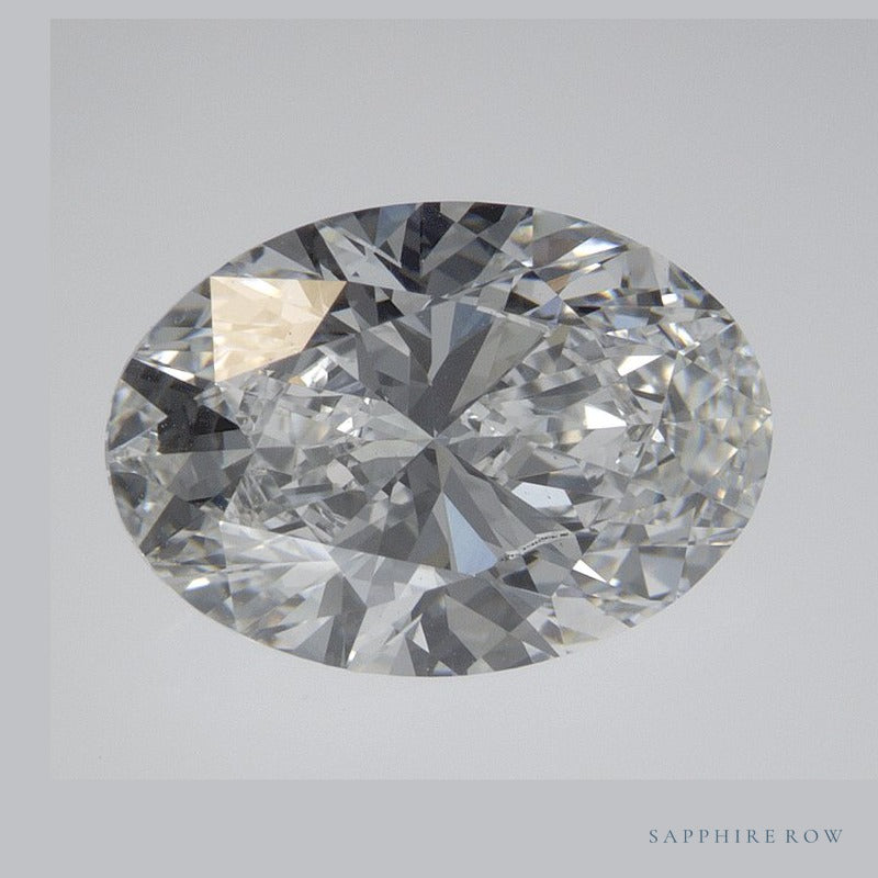 2.92 ct lab-grown diamond, oval cut | Sapphire Row · cut6