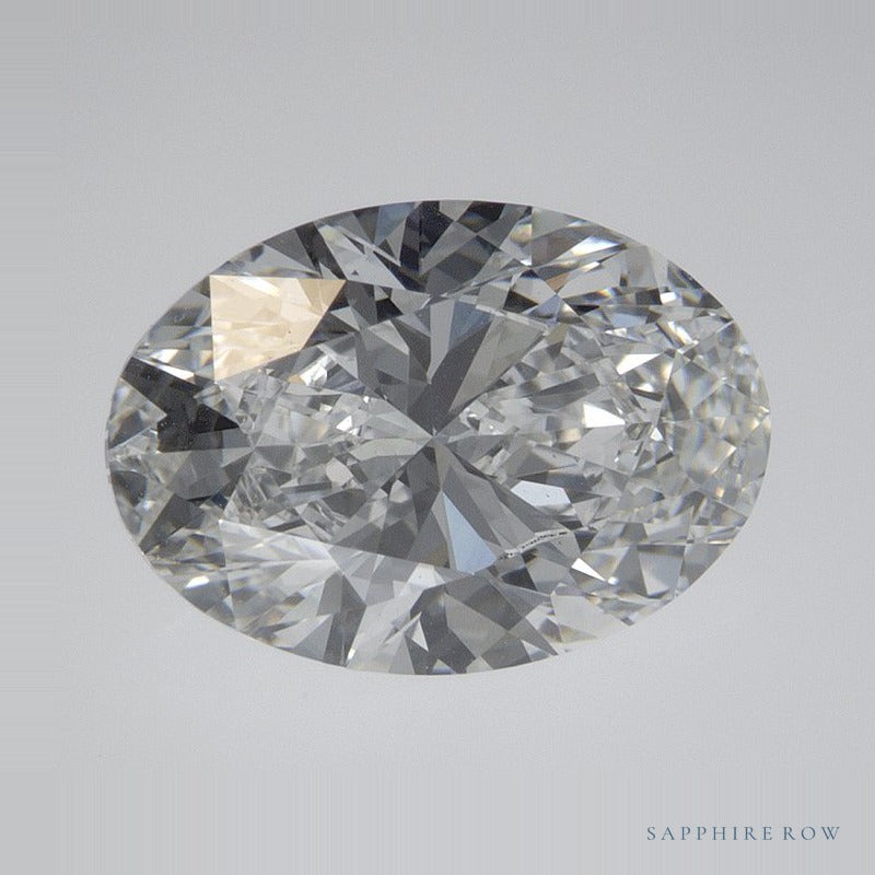2.92 ct lab-grown diamond, oval cut | Sapphire Row · cut7