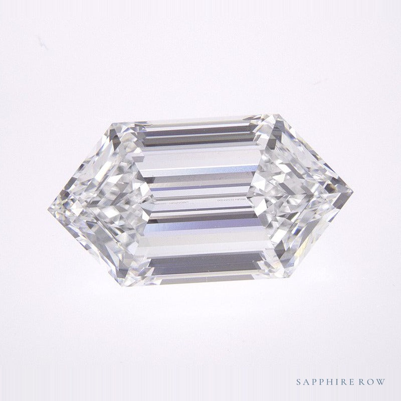 2.91 ct Elongated Hexagon Lab-Grown Diamond – D VS1 – Duchess Step-cut – GIA Certified — Sapphire Row · cut7