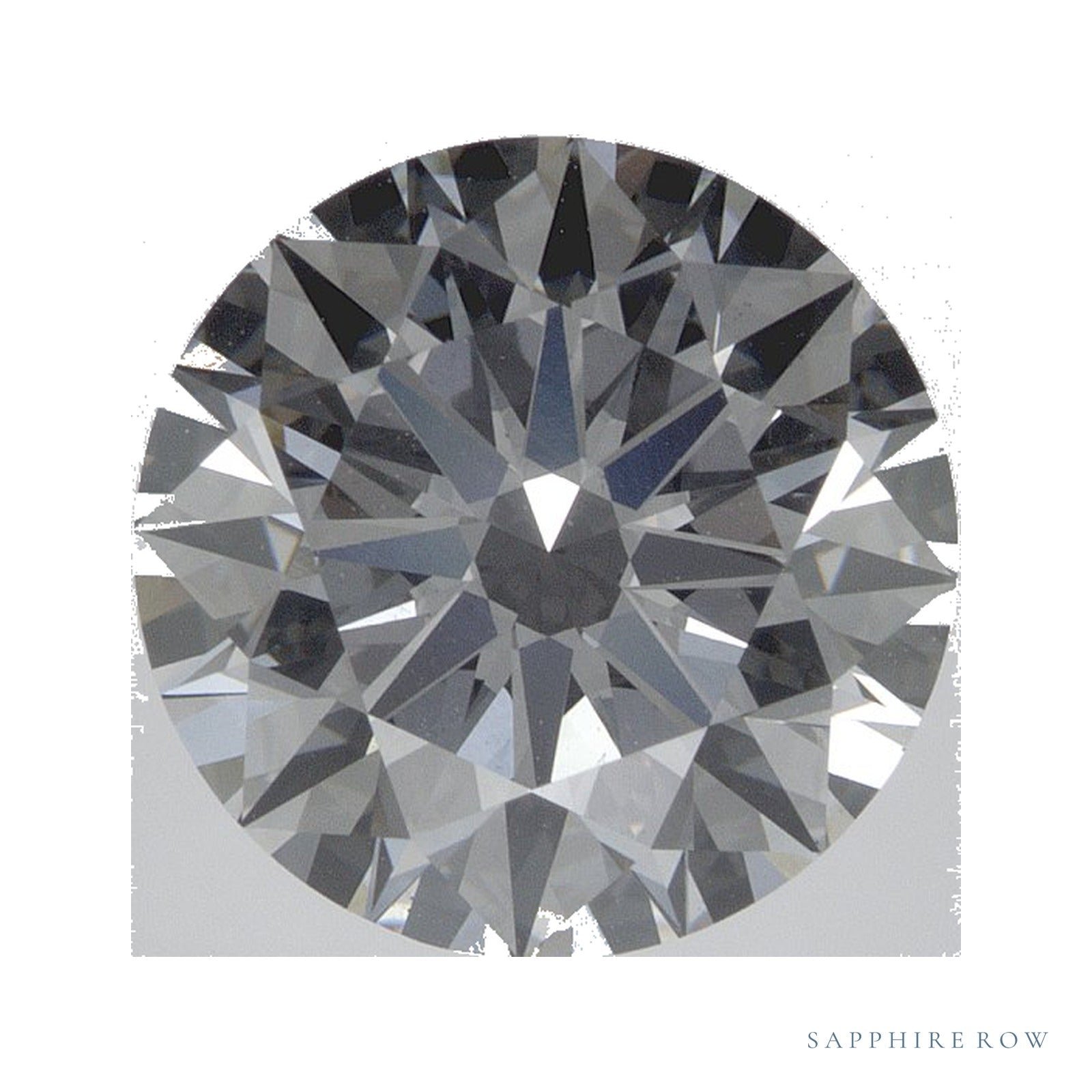 2.91 ct lab-grown diamond, round cut | Sapphire Row · cut4