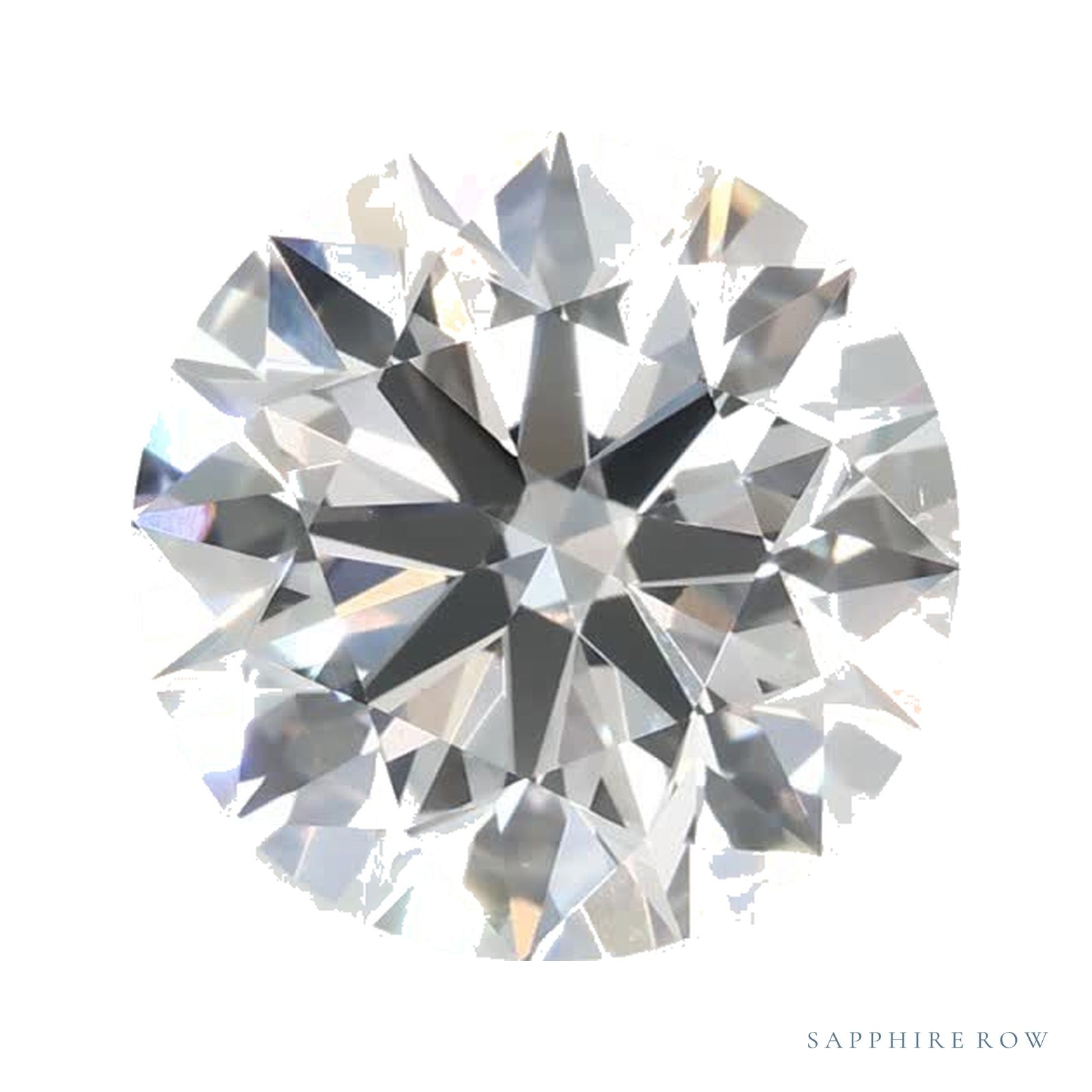 2.91 ct lab-grown diamond, round cut | Sapphire Row · cut4