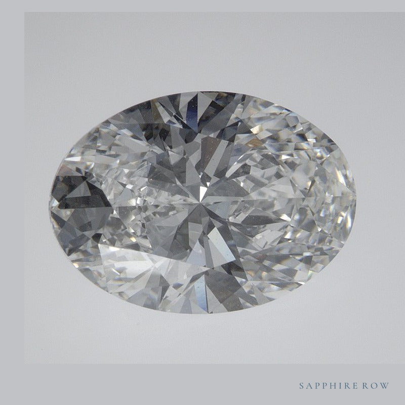 2.90 ct lab-grown diamond, oval cut | Sapphire Row · cut6