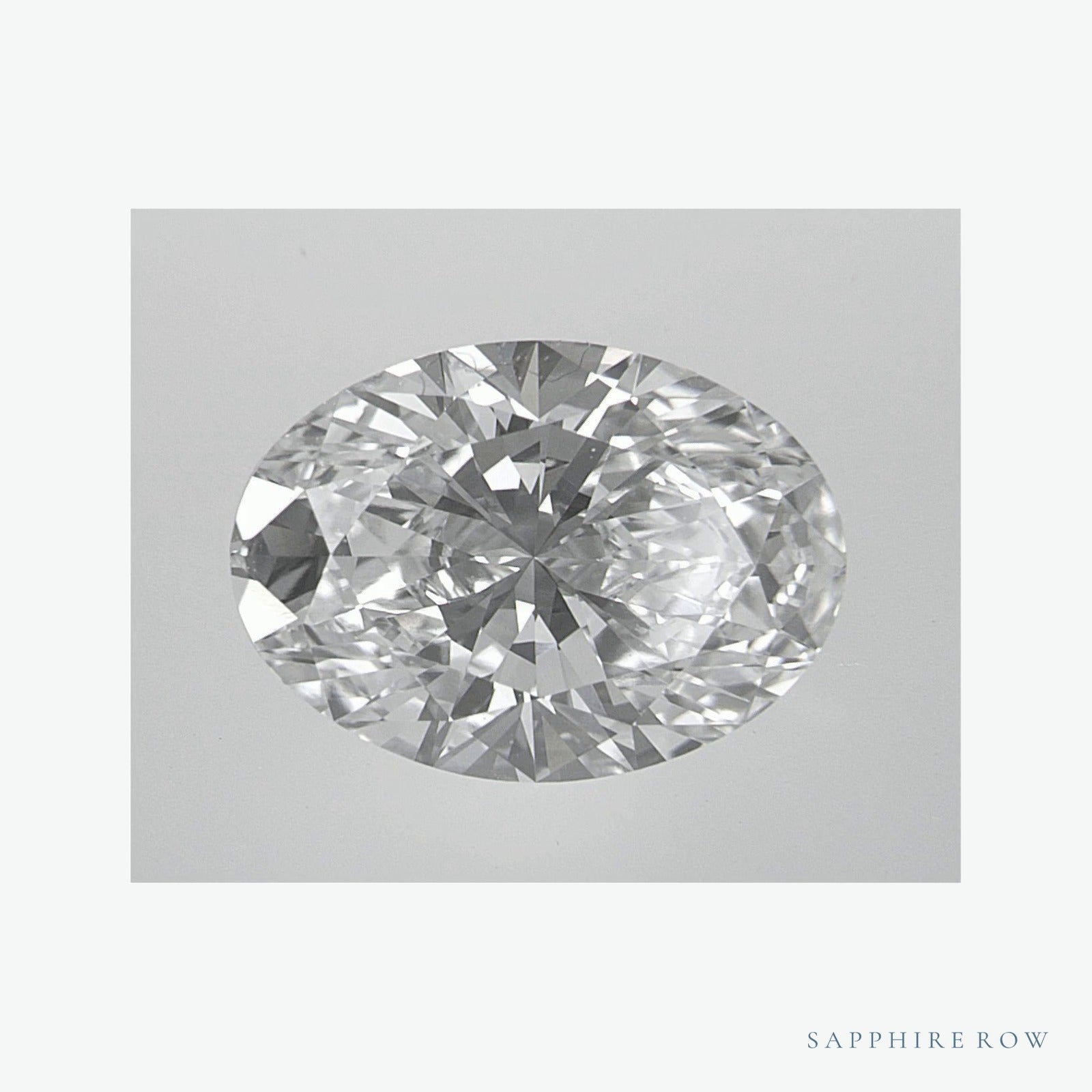 2.90 ct lab-grown diamond, oval cut | Sapphire Row · cut6