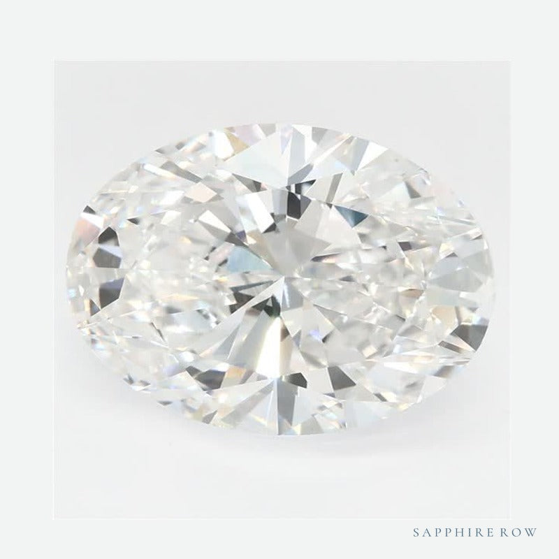 2.88 ct lab-grown diamond, oval cut | Sapphire Row · cut6