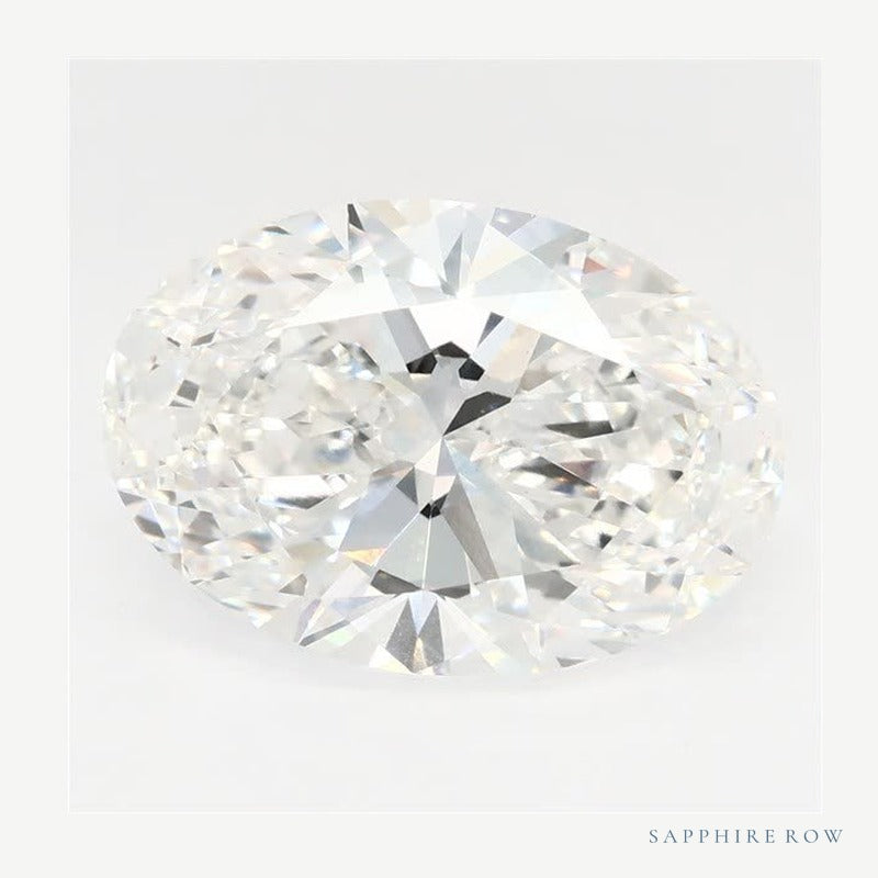 2.88 ct lab-grown diamond, oval cut | Sapphire Row · cut6