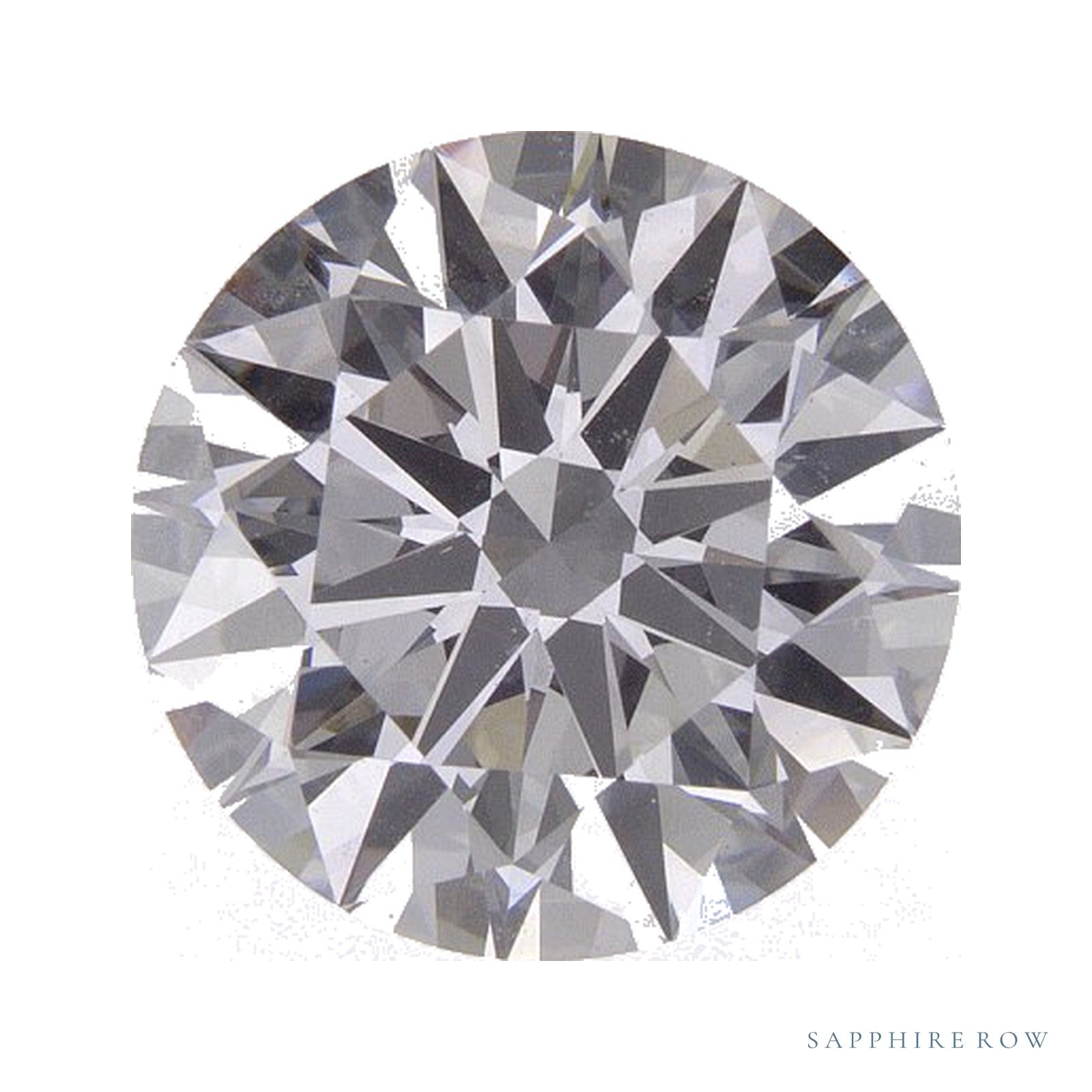 2.88 ct lab-grown diamond, round cut | Sapphire Row · cut4