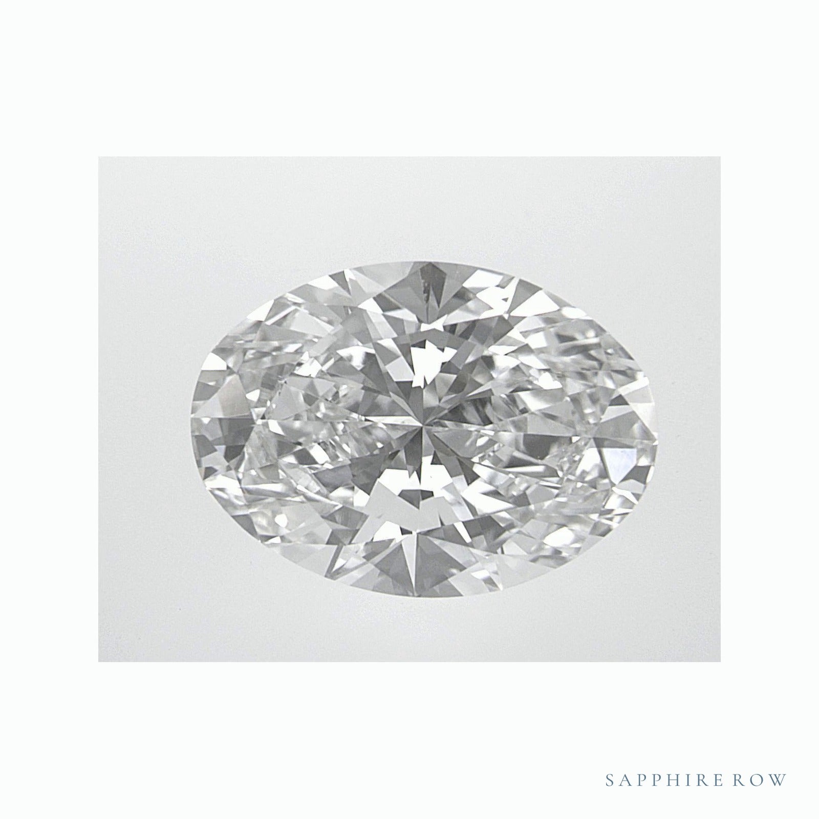 2.87 ct lab-grown diamond, oval cut | Sapphire Row · cut6