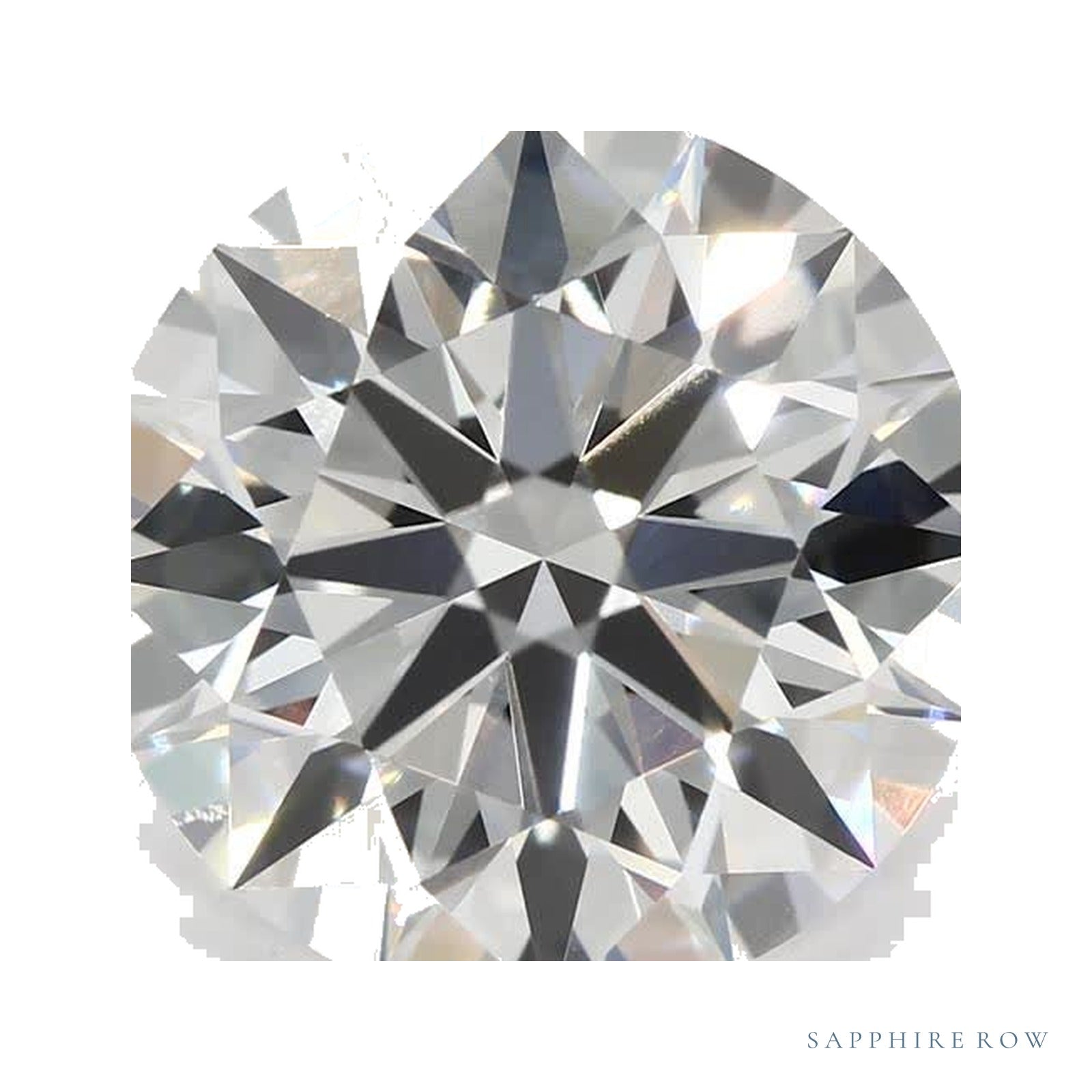 2.87 ct lab-grown diamond, round cut | Sapphire Row · cut4