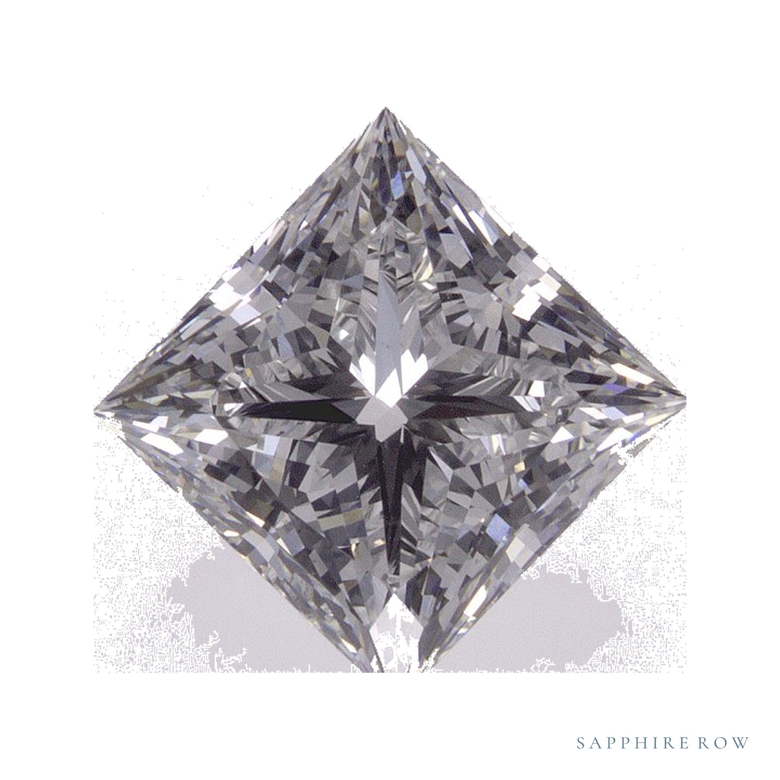 2.86 ct lab-grown diamond, square cut | Sapphire Row · cut4