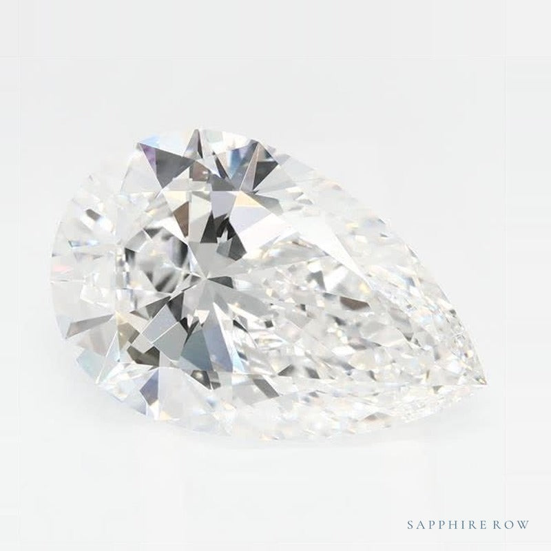 2.84 ct lab-grown diamond, pear cut | Sapphire Row · cut7