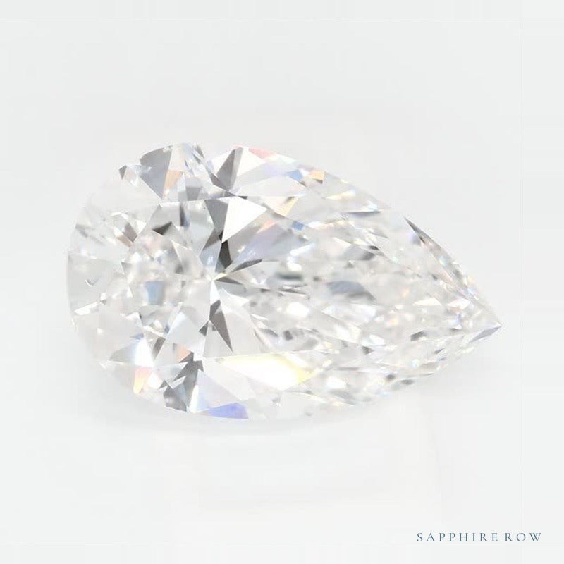 2.83 ct lab-grown diamond, pear cut | Sapphire Row · cut7