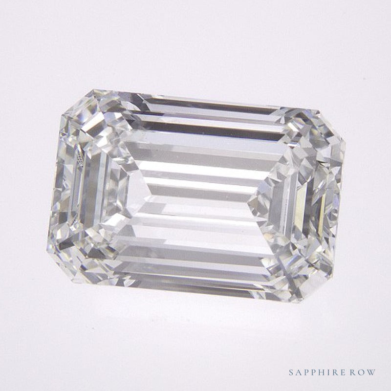 2.83 ct lab-grown diamond, emerald cut | Sapphire Row · cut7
