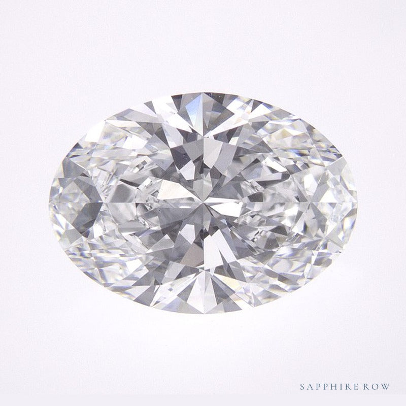 2.83 ct lab-grown diamond, oval cut | Sapphire Row · cut6