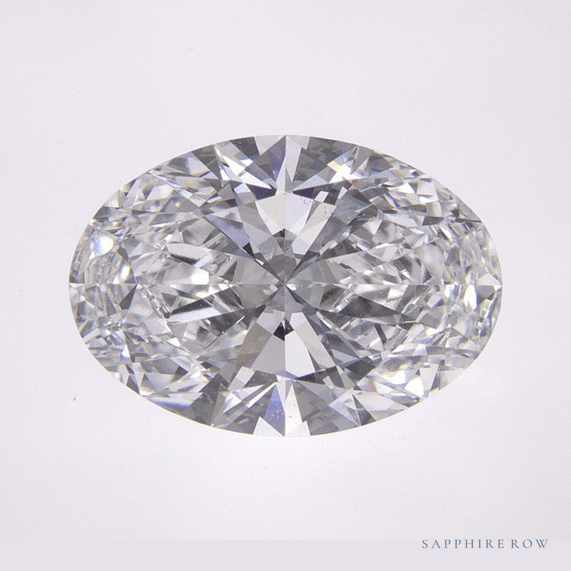 2.82 ct lab-grown diamond, oval cut | Sapphire Row · cut6