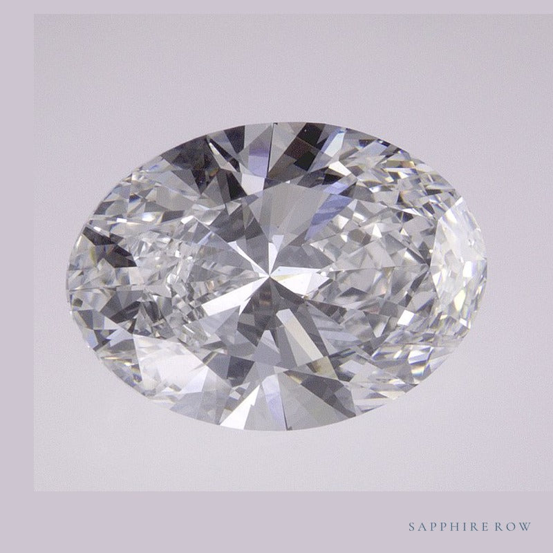 2.82 ct lab-grown diamond, oval cut | Sapphire Row · cut6