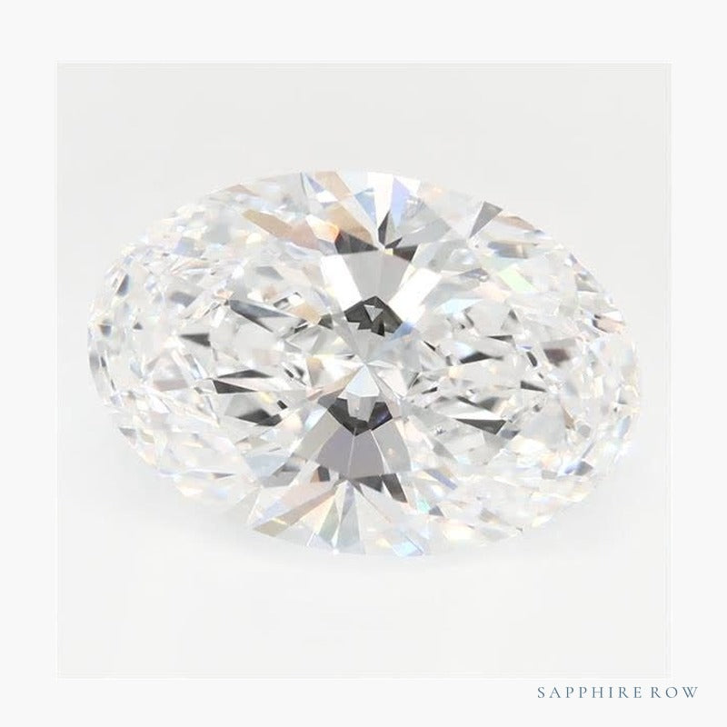 2.81 ct lab-grown diamond, oval cut | Sapphire Row · cut6