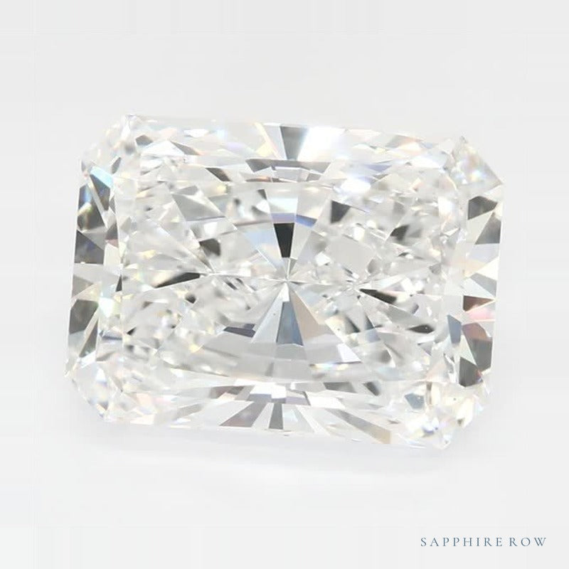 2.80 ct lab-grown diamond, radiant cut | Sapphire Row · cut6