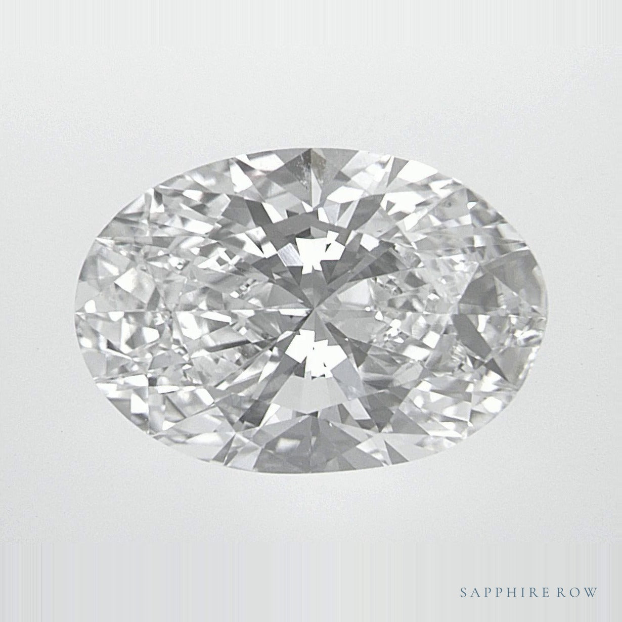 2.80 ct lab-grown diamond, oval cut | Sapphire Row · cut7