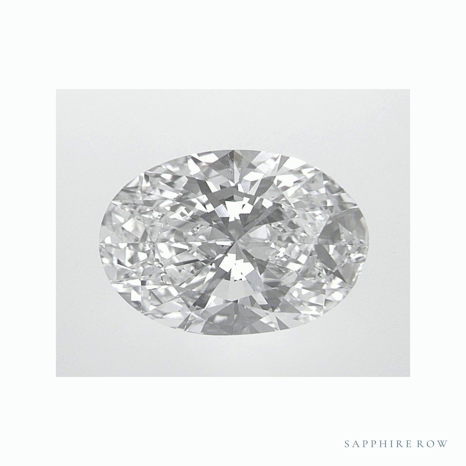 2.80 ct lab-grown diamond, oval cut | Sapphire Row · cut6