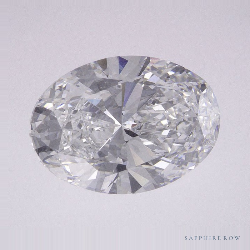 2.80 ct lab-grown diamond, oval cut | Sapphire Row · cut7