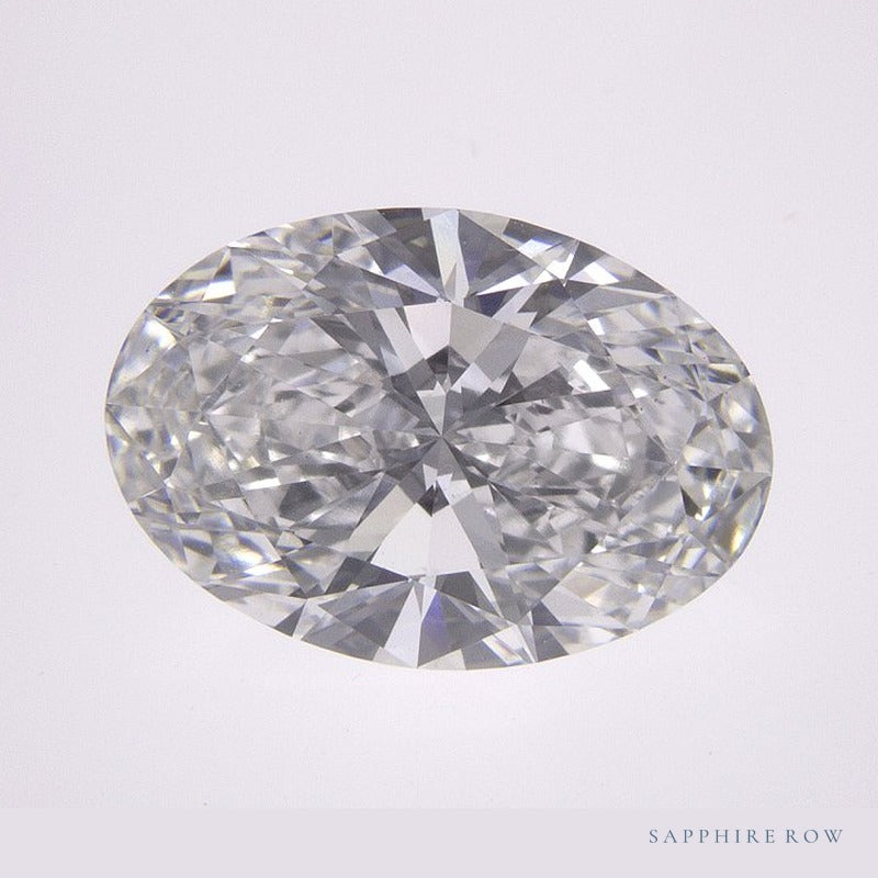 2.78 ct lab-grown diamond, oval cut | Sapphire Row · cut6