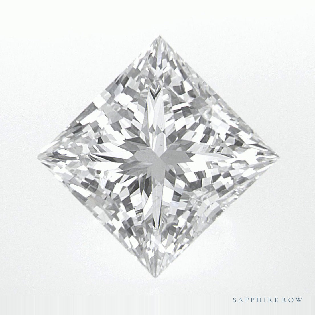 2.77 ct lab-grown diamond, square cut | Sapphire Row · cut6
