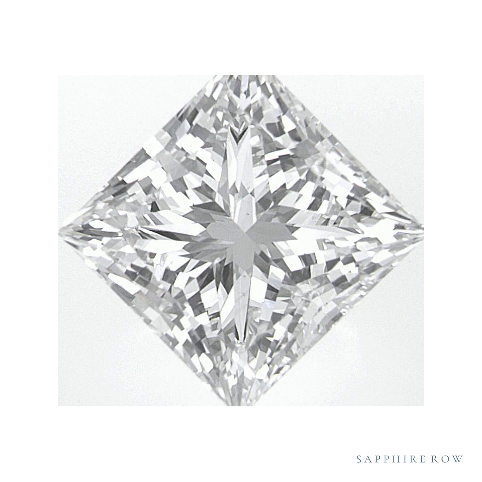 2.77 ct lab-grown diamond, square cut | Sapphire Row · cut4