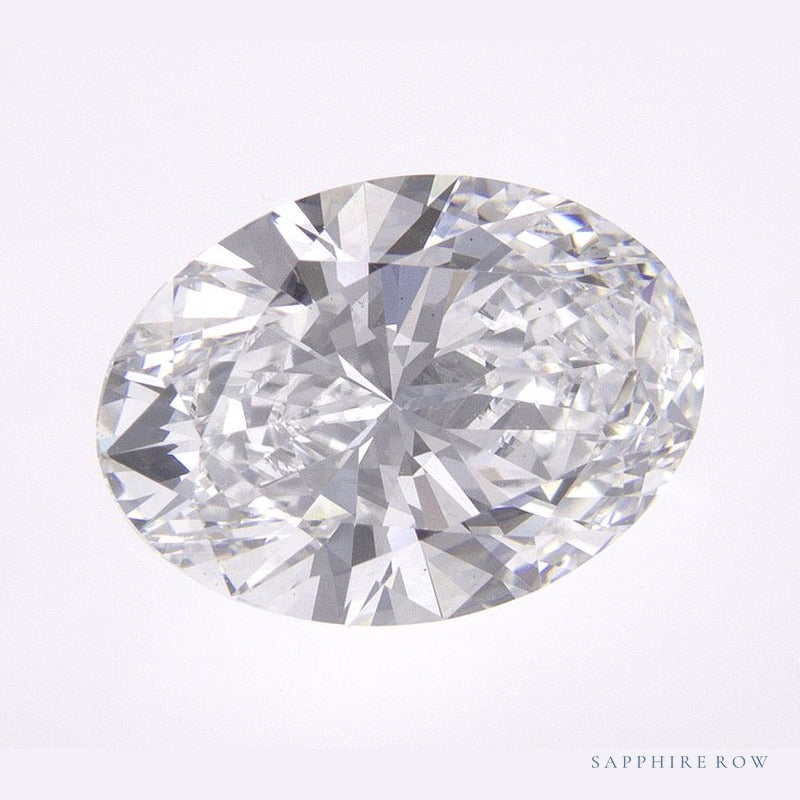 2.77 ct lab-grown diamond, oval cut | Sapphire Row · cut6