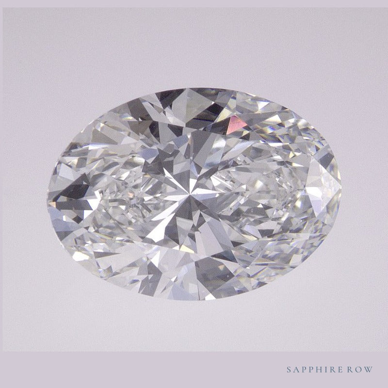 2.77 ct lab-grown diamond, oval cut | Sapphire Row · cut6
