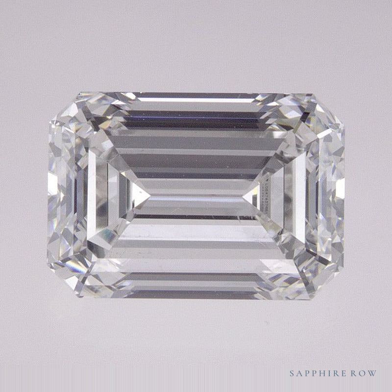 2.77 ct lab-grown diamond, emerald cut | Sapphire Row · cut7