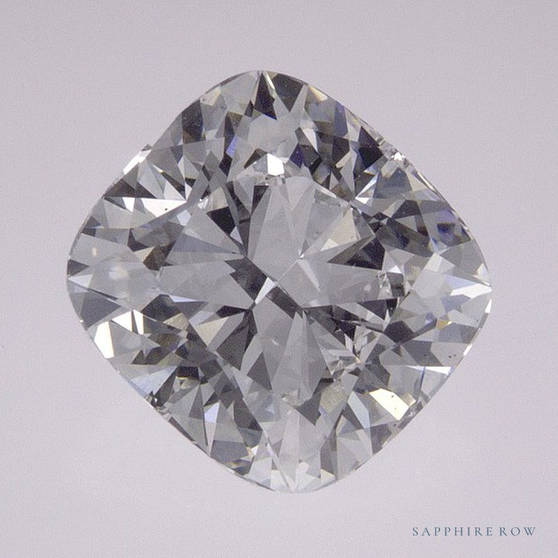 2.77 ct lab-grown diamond, cushion cut | Sapphire Row · cut6