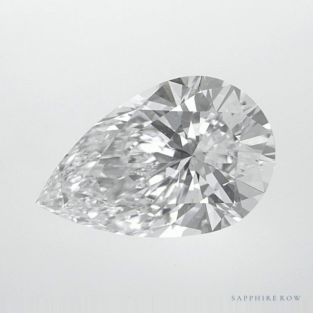 2.77 ct lab-grown diamond, pear cut | Sapphire Row · cut7
