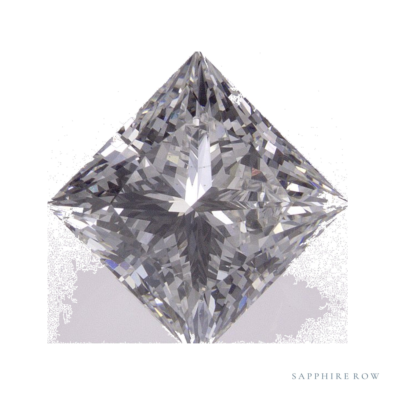 2.77 ct lab-grown diamond, square cut | Sapphire Row · cut4