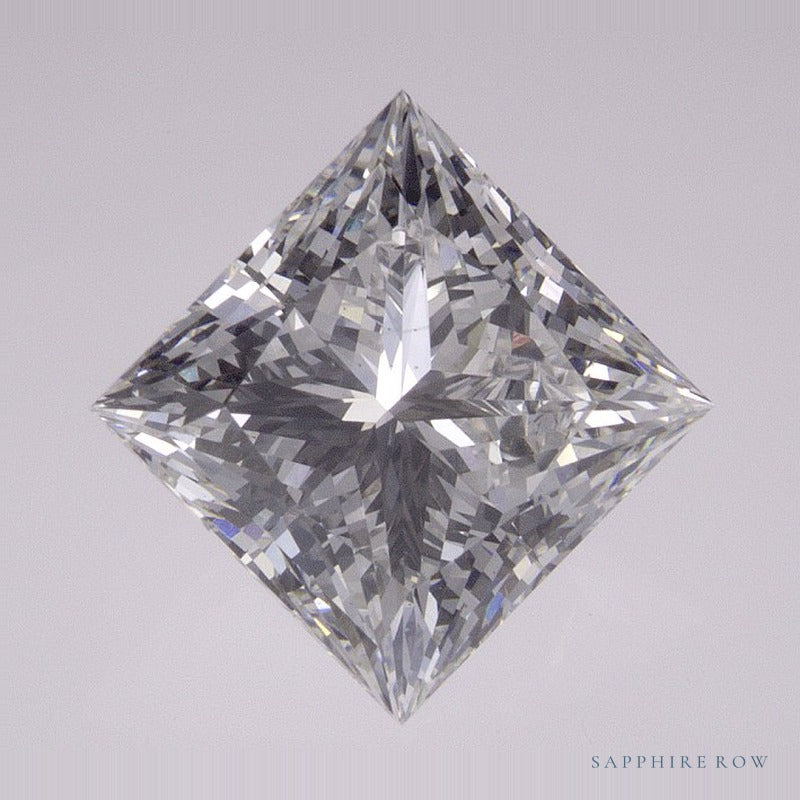 2.77 ct lab-grown diamond, square cut | Sapphire Row · cut6