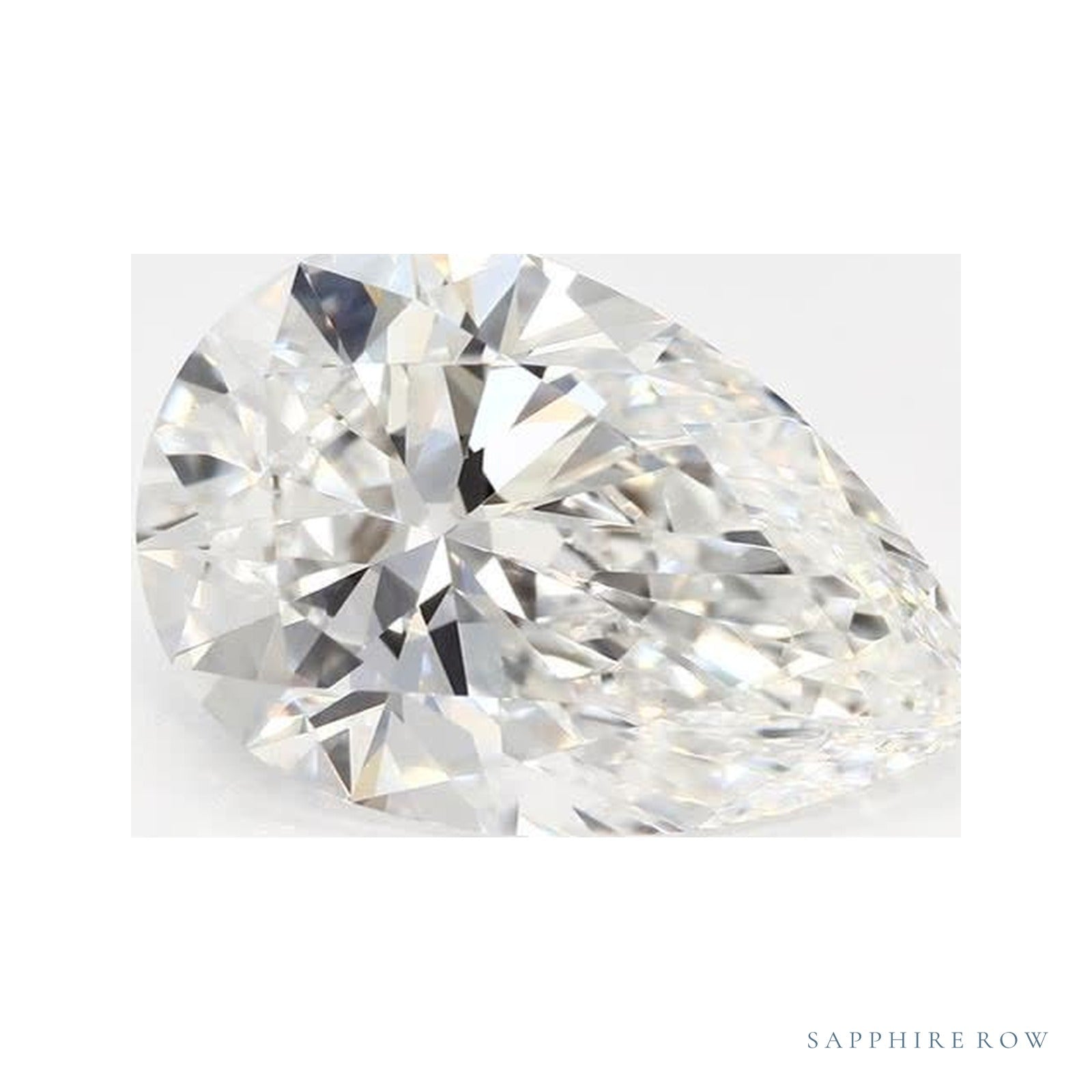 2.76 ct lab-grown diamond, pear cut | Sapphire Row · cut4