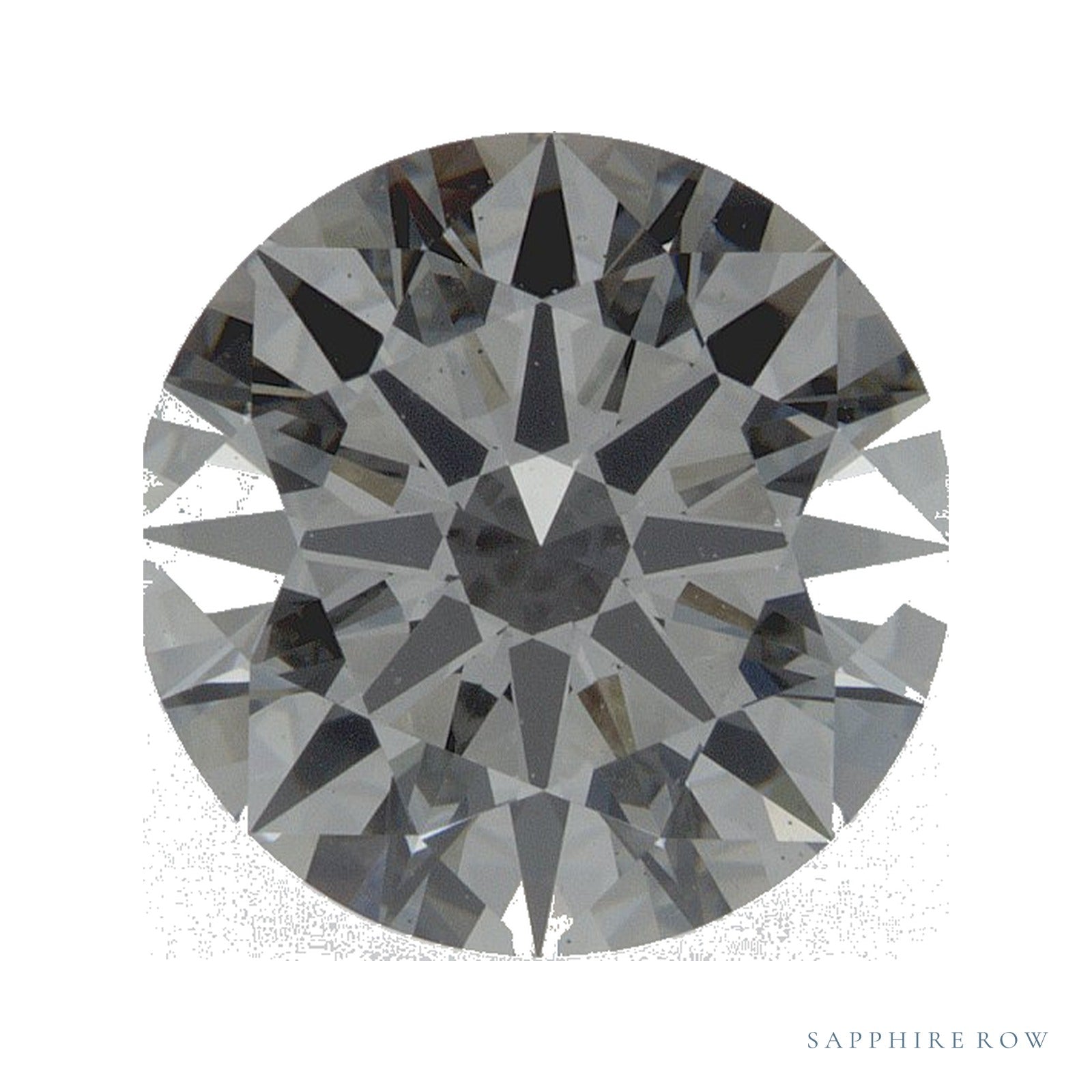 2.76 ct lab-grown diamond, round cut | Sapphire Row · cut4