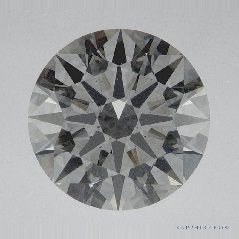 2.76 ct lab-grown diamond, round cut | Sapphire Row · cut6