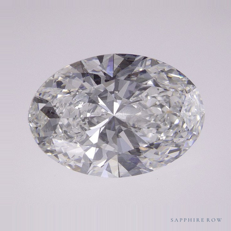 2.76 ct lab-grown diamond, oval cut | Sapphire Row · cut6